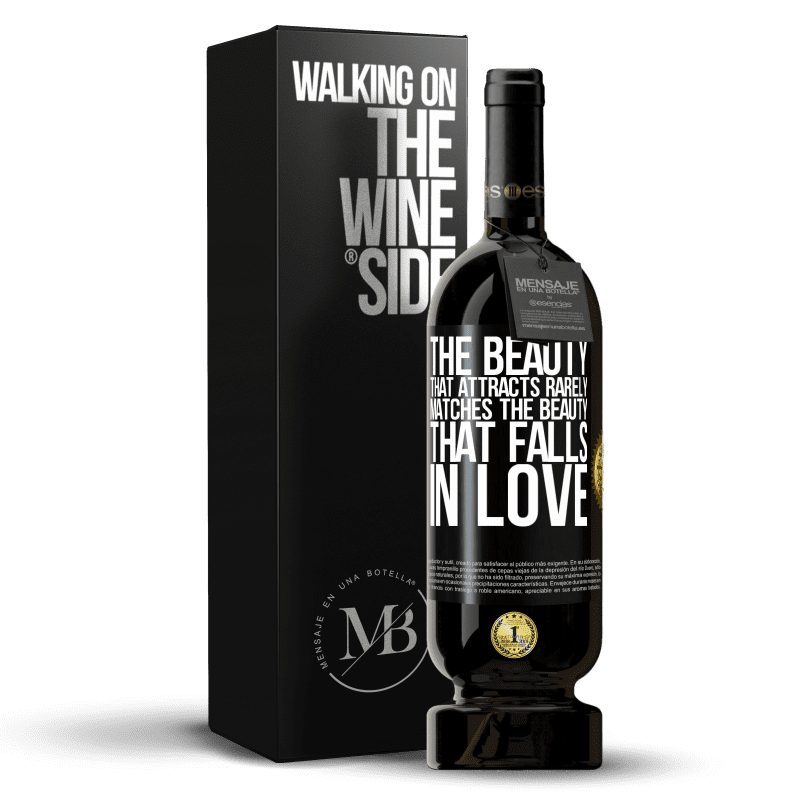 49,95 € Free Shipping | Red Wine Premium Edition MBS® Reserve The beauty that attracts rarely matches the beauty that falls in love Black Label. Customizable label Reserve 12 Months Harvest 2014 Tempranillo