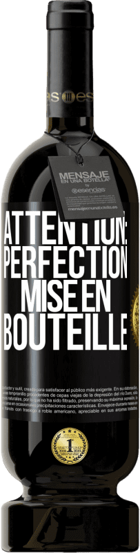 49,95 € | Vin rouge Édition Premium MBS® Réserve Attention: perfection mise en bouteille Étiquette Noire. Étiquette personnalisable Réserve 12 Mois Récolte 2014 Tempranillo