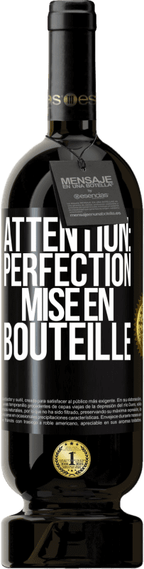 49,95 € | Vin rouge Édition Premium MBS® Réserve Attention: perfection mise en bouteille Étiquette Noire. Étiquette personnalisable Réserve 12 Mois Récolte 2015 Tempranillo