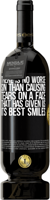 49,95 € Free Shipping | Red Wine Premium Edition MBS® Reserve There is no worse sin than causing tears on a face that has given us its best smiles Black Label. Customizable label Reserve 12 Months Harvest 2014 Tempranillo