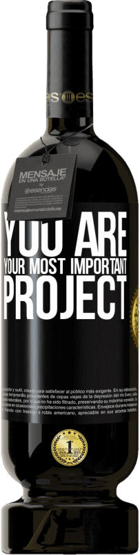 49,95 € | Red Wine Premium Edition MBS® Reserve You are your most important project Black Label. Customizable label Reserve 12 Months Harvest 2015 Tempranillo