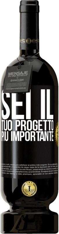 49,95 € Spedizione Gratuita | Vino rosso Edizione Premium MBS® Riserva Sei il tuo progetto più importante Etichetta Nera. Etichetta personalizzabile Riserva 12 Mesi Raccogliere 2016 Tempranillo