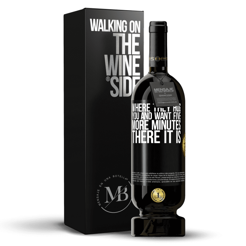 49,95 € Free Shipping | Red Wine Premium Edition MBS® Reserve Where they hug you and want five more minutes, there it is Black Label. Customizable label Reserve 12 Months Harvest 2015 Tempranillo