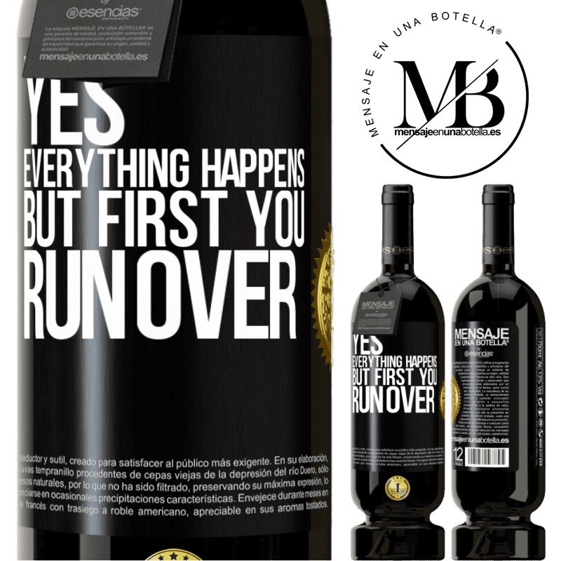 29,95 € Free Shipping | Red Wine Premium Edition MBS® Reserva Yes, everything happens. But first you run over Black Label. Customizable label Reserva 12 Months Harvest 2014 Tempranillo