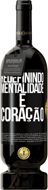 49,95 € | Vinho tinto Edição Premium MBS® Reserva Redefinindo mentalidade e coração Etiqueta Preta. Etiqueta personalizável Reserva 12 Meses Colheita 2015 Tempranillo