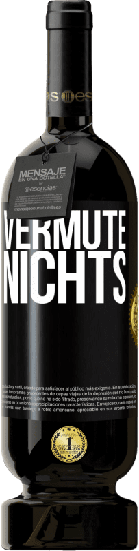 49,95 € | Rotwein Premium Ausgabe MBS® Reserve Vermute nichts Schwarzes Etikett. Anpassbares Etikett Reserve 12 Monate Ernte 2014 Tempranillo