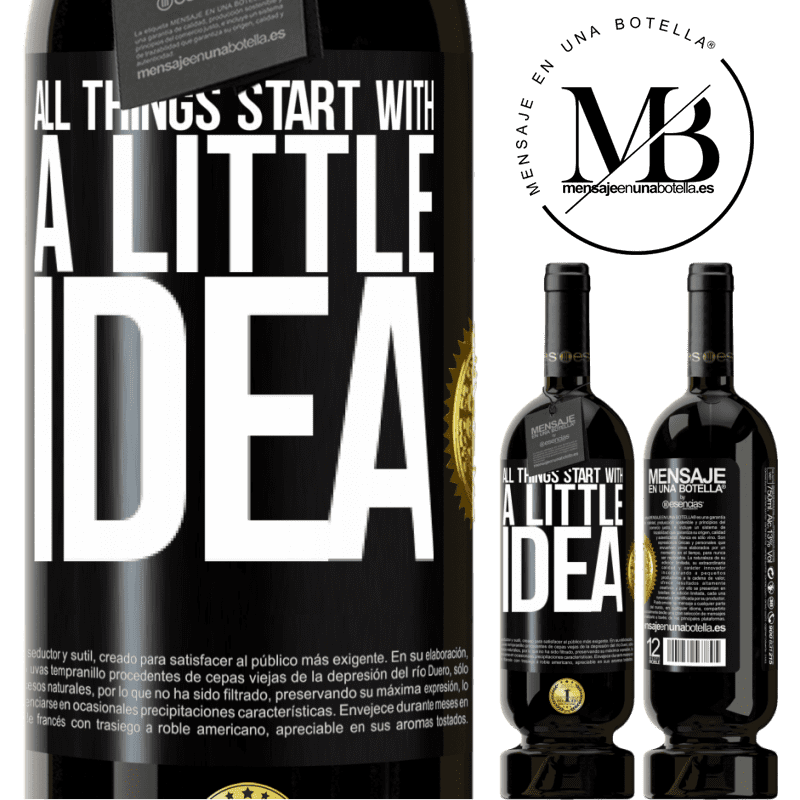 49,95 € Free Shipping | Red Wine Premium Edition MBS® Reserve It all starts with a little idea Black Label. Customizable label Reserve 12 Months Harvest 2016 Tempranillo
