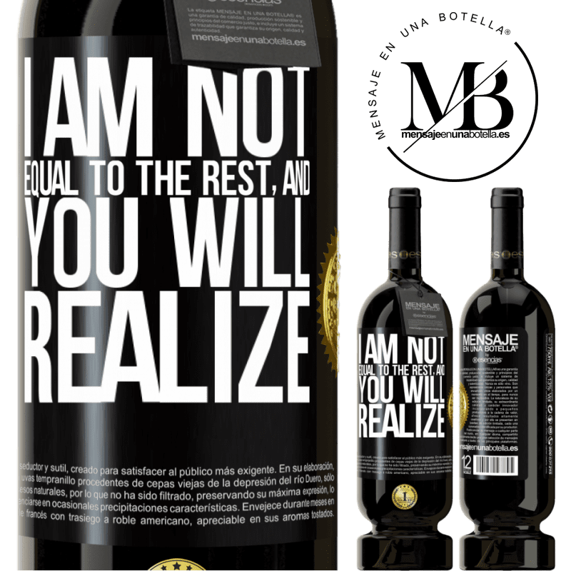 29,95 € Free Shipping | Red Wine Premium Edition MBS® Reserva I am not equal to the rest, and you will realize Black Label. Customizable label Reserva 12 Months Harvest 2014 Tempranillo
