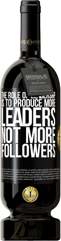 «リーダーシップの役割は、フォロワーを増やすことではなく、リーダーを増やすことです» プレミアム版 MBS® 予約する
