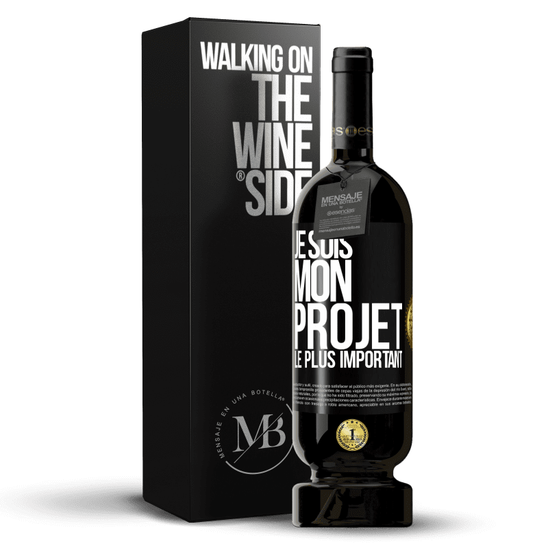 49,95 € Envoi gratuit | Vin rouge Édition Premium MBS® Réserve Je suis mon projet le plus important Étiquette Noire. Étiquette personnalisable Réserve 12 Mois Récolte 2015 Tempranillo