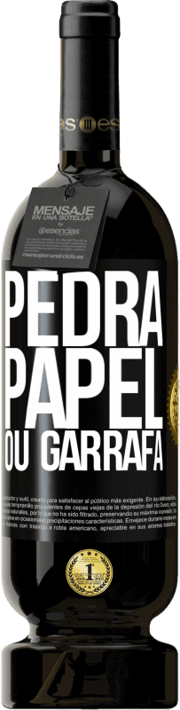 49,95 € | Vinho tinto Edição Premium MBS® Reserva Pedra, papel ou garrafa Etiqueta Preta. Etiqueta personalizável Reserva 12 Meses Colheita 2016 Tempranillo