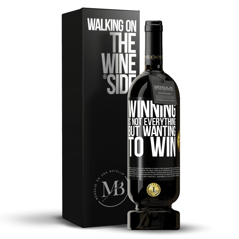 49,95 € Free Shipping | Red Wine Premium Edition MBS® Reserve Winning is not everything, but wanting to win Black Label. Customizable label Reserve 12 Months Harvest 2014 Tempranillo