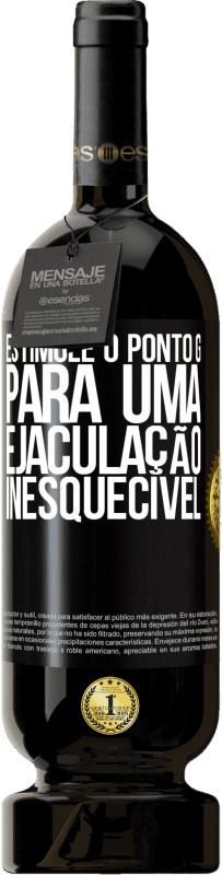 49,95 € | Vinho tinto Edição Premium MBS® Reserva Estimule o ponto G para uma ejaculação inesquecível Etiqueta Preta. Etiqueta personalizável Reserva 12 Meses Colheita 2015 Tempranillo