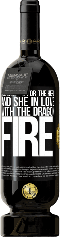 49,95 € | Red Wine Premium Edition MBS® Reserve All waiting for the hero and she in love with the dragon fire Black Label. Customizable label Reserve 12 Months Harvest 2014 Tempranillo