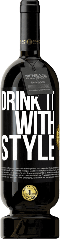 49,95 € Free Shipping | Red Wine Premium Edition MBS® Reserve Drink it with style Black Label. Customizable label Reserve 12 Months Harvest 2016 Tempranillo