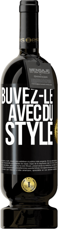 49,95 € | Vin rouge Édition Premium MBS® Réserve Buvez-le avec du style Étiquette Noire. Étiquette personnalisable Réserve 12 Mois Récolte 2014 Tempranillo