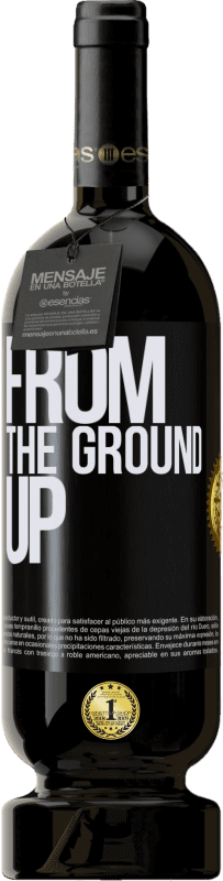 49,95 € Kostenloser Versand | Rotwein Premium Ausgabe MBS® Reserve From The Ground Up Schwarzes Etikett. Anpassbares Etikett Reserve 12 Monate Ernte 2016 Tempranillo