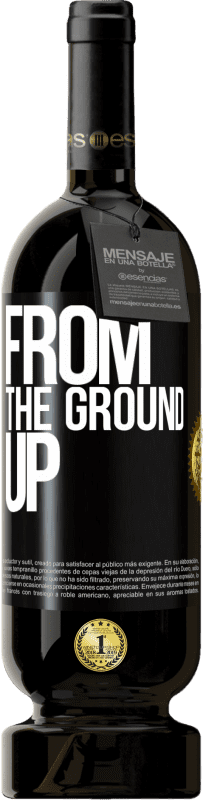 49,95 € | Vinho tinto Edição Premium MBS® Reserva From The Ground Up Etiqueta Preta. Etiqueta personalizável Reserva 12 Meses Colheita 2014 Tempranillo