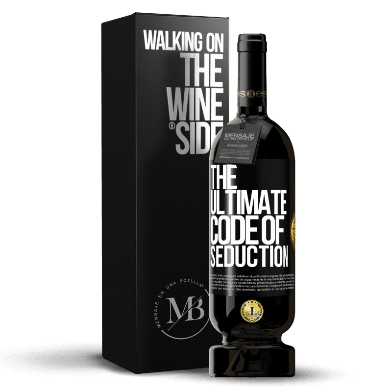 49,95 € Free Shipping | Red Wine Premium Edition MBS® Reserve The ultimate code of seduction Black Label. Customizable label Reserve 12 Months Harvest 2016 Tempranillo