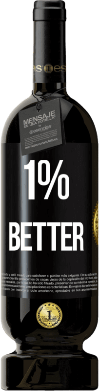 49,95 € Envoi gratuit | Vin rouge Édition Premium MBS® Réserve 1% Better Étiquette Noire. Étiquette personnalisable Réserve 12 Mois Récolte 2016 Tempranillo