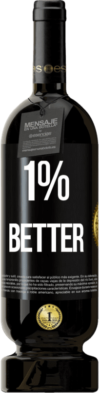 49,95 € | Vinho tinto Edição Premium MBS® Reserva 1% Better Etiqueta Preta. Etiqueta personalizável Reserva 12 Meses Colheita 2016 Tempranillo