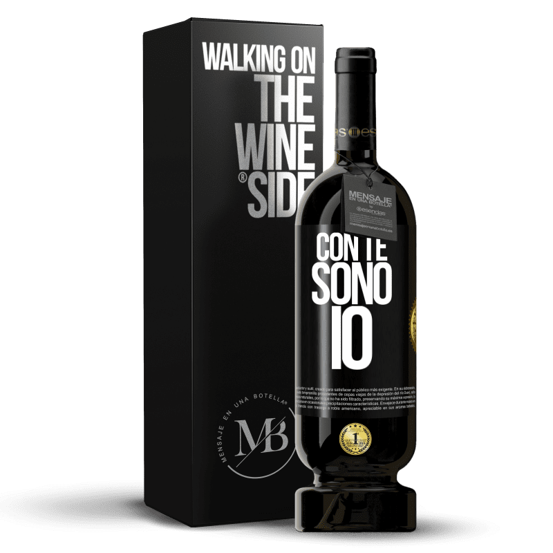 49,95 € Spedizione Gratuita | Vino rosso Edizione Premium MBS® Riserva Con te sono io Etichetta Nera. Etichetta personalizzabile Riserva 12 Mesi Raccogliere 2015 Tempranillo