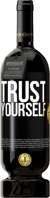 49,95 € | Красное вино Premium Edition MBS® Бронировать Доверяй себе Черная метка. Настраиваемая этикетка Бронировать 12 Месяцы Урожай 2014 Tempranillo