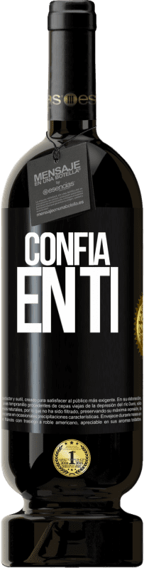 49,95 € Envío gratis | Vino Tinto Edición Premium MBS® Reserva Confía en ti Etiqueta Negra. Etiqueta personalizable Reserva 12 Meses Cosecha 2016 Tempranillo