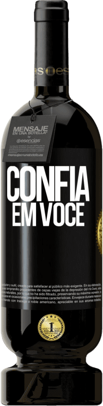 49,95 € Envio grátis | Vinho tinto Edição Premium MBS® Reserva Confia em você Etiqueta Preta. Etiqueta personalizável Reserva 12 Meses Colheita 2014 Tempranillo