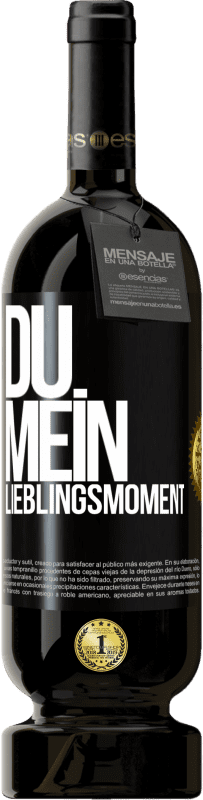 Kostenloser Versand | Rotwein Premium Ausgabe MBS® Reserve Du. Mein Lieblingsmoment Schwarzes Etikett. Anpassbares Etikett Reserve 12 Monate Ernte 2014 Tempranillo