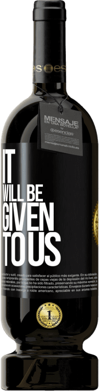 Free Shipping | Red Wine Premium Edition MBS® Reserve It will be given to us Black Label. Customizable label Reserve 12 Months Harvest 2014 Tempranillo