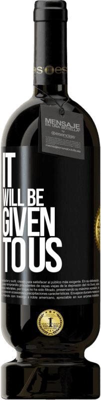 49,95 € Free Shipping | Red Wine Premium Edition MBS® Reserve It will be given to us Black Label. Customizable label Reserve 12 Months Harvest 2016 Tempranillo