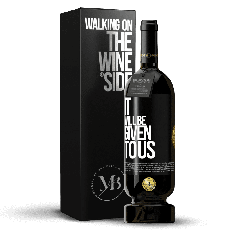 49,95 € Free Shipping | Red Wine Premium Edition MBS® Reserve It will be given to us Black Label. Customizable label Reserve 12 Months Harvest 2014 Tempranillo