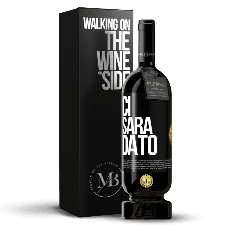 49,95 € Spedizione Gratuita | Vino rosso Edizione Premium MBS® Riserva Ci sarà dato Etichetta Nera. Etichetta personalizzabile Riserva 12 Mesi Raccogliere 2014 Tempranillo