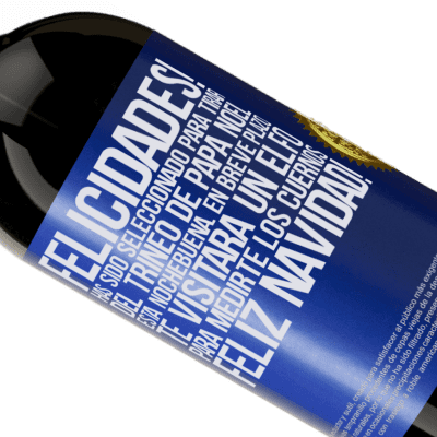 Expresiones Únicas y Personales. «Felicidades! Has sido seleccionado para tirar del trineo de Papá Noel esta nochebuena. En breve plazo te visitará un elfo» Edición Premium MBS® Reserva