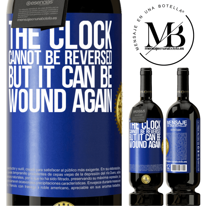 29,95 € Free Shipping | Red Wine Premium Edition MBS® Reserva The clock cannot be reversed, but it can be wound again Blue Label. Customizable label Reserva 12 Months Harvest 2014 Tempranillo