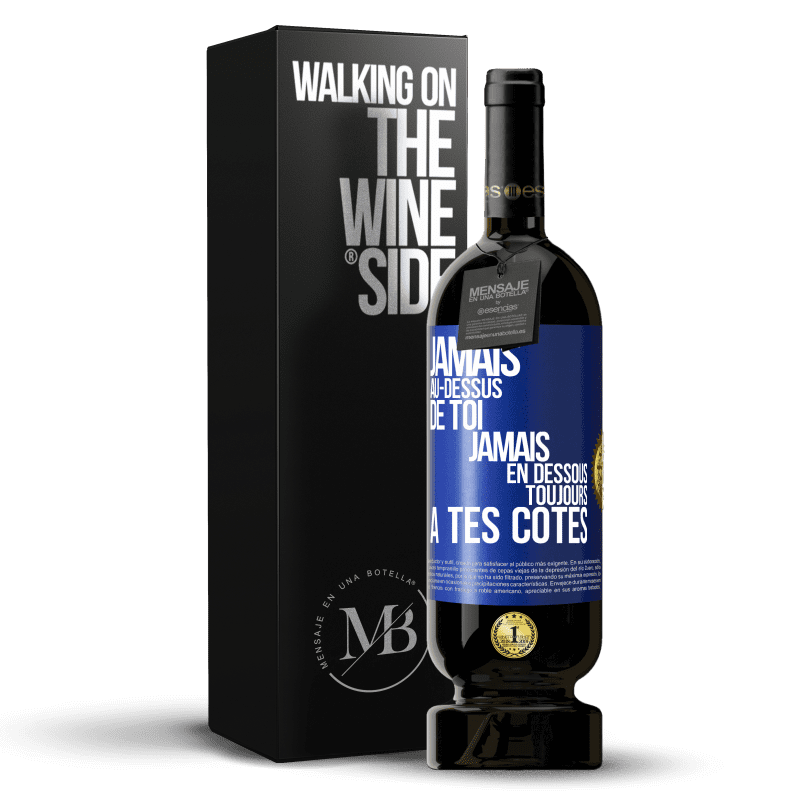 49,95 € Envoi gratuit | Vin rouge Édition Premium MBS® Réserve Jamais au-dessus de toi, jamais en dessous. Toujours à tes côtés Étiquette Bleue. Étiquette personnalisable Réserve 12 Mois Récolte 2015 Tempranillo