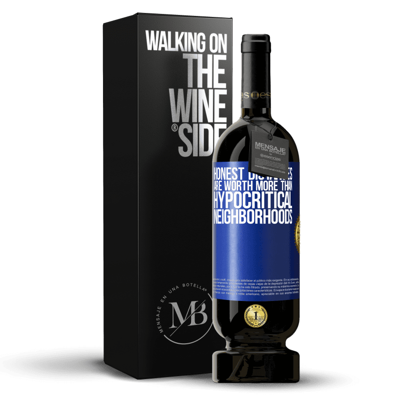 49,95 € Free Shipping | Red Wine Premium Edition MBS® Reserve Honest distances are worth more than hypocritical neighborhoods Blue Label. Customizable label Reserve 12 Months Harvest 2015 Tempranillo