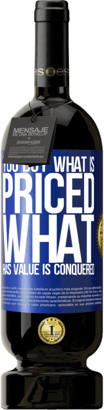 49,95 € 送料無料 | 赤ワイン プレミアム版 MBS® 予約する 価格設定されたものを購入します。価値があるものは征服される 青いタグ. カスタマイズ可能なラベル 予約する 12 月 収穫 2016 Tempranillo