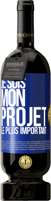 49,95 € Envoi gratuit | Vin rouge Édition Premium MBS® Réserve Je suis mon projet le plus important Étiquette Bleue. Étiquette personnalisable Réserve 12 Mois Récolte 2016 Tempranillo