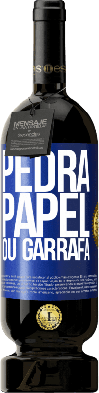 49,95 € | Vinho tinto Edição Premium MBS® Reserva Pedra, papel ou garrafa Etiqueta Azul. Etiqueta personalizável Reserva 12 Meses Colheita 2016 Tempranillo
