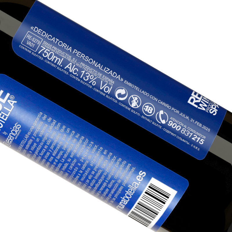 Total traceability. «Going to sleep smelling of you is the most beautiful thing that happened to me today. Thanks Suavitel» Premium Edition MBS® Reserve