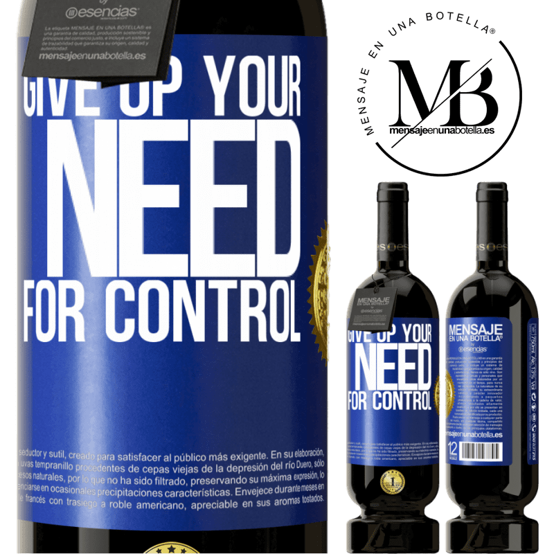 29,95 € Free Shipping | Red Wine Premium Edition MBS® Reserva Give up your need for control Blue Label. Customizable label Reserva 12 Months Harvest 2014 Tempranillo