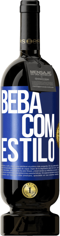49,95 € | Vinho tinto Edição Premium MBS® Reserva Beba com estilo Etiqueta Azul. Etiqueta personalizável Reserva 12 Meses Colheita 2014 Tempranillo