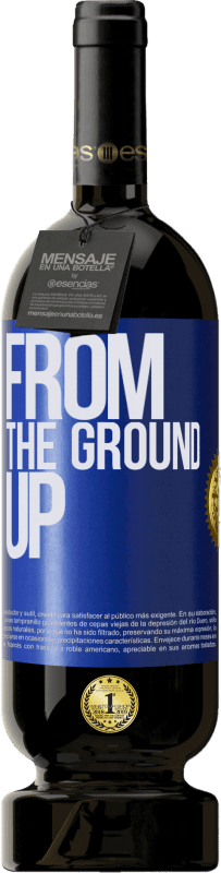 49,95 € | Rotwein Premium Ausgabe MBS® Reserve From The Ground Up Blaue Markierung. Anpassbares Etikett Reserve 12 Monate Ernte 2014 Tempranillo