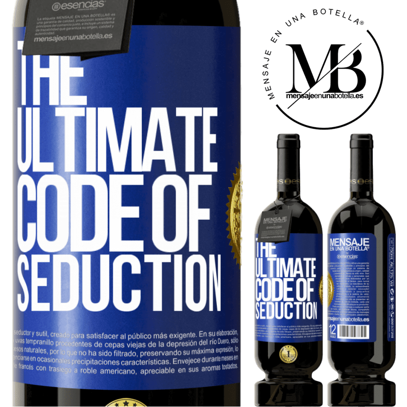 29,95 € Free Shipping | Red Wine Premium Edition MBS® Reserva The ultimate code of seduction Blue Label. Customizable label Reserva 12 Months Harvest 2014 Tempranillo