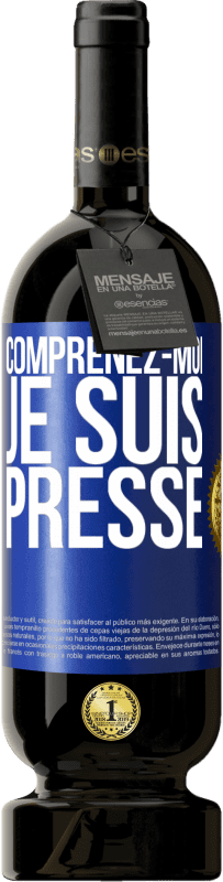49,95 € Envoi gratuit | Vin rouge Édition Premium MBS® Réserve Comprenez-moi, je suis pressé Étiquette Bleue. Étiquette personnalisable Réserve 12 Mois Récolte 2016 Tempranillo