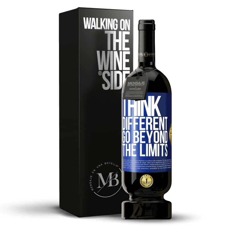 49,95 € Free Shipping | Red Wine Premium Edition MBS® Reserve Think different. Go beyond the limits Blue Label. Customizable label Reserve 12 Months Harvest 2014 Tempranillo