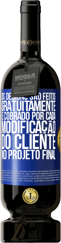 Envio grátis | Vinho tinto Edição Premium MBS® Reserva Os designs são feitos gratuitamente. É cobrado por cada modificação do cliente no projeto final Etiqueta Azul. Etiqueta personalizável Reserva 12 Meses Colheita 2014 Tempranillo