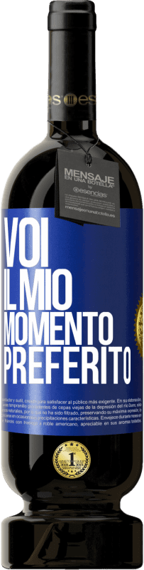 49,95 € Spedizione Gratuita | Vino rosso Edizione Premium MBS® Riserva Voi. Il mio momento preferito Etichetta Blu. Etichetta personalizzabile Riserva 12 Mesi Raccogliere 2016 Tempranillo
